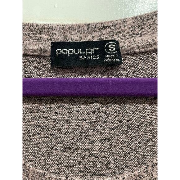 Popular Basics Womens Lavender Color Sweater Size S - Picture 3 of 5